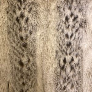 Lovely real fur mauve jacket coat